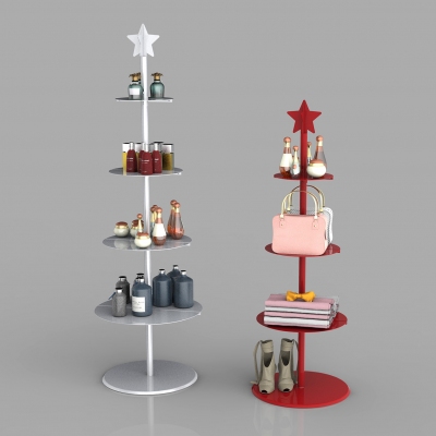 1324 - Christmas tree-shaped self-stand display